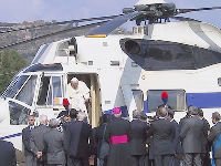 Arrivo del Papa a Casamicciola Terme
